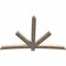 Ekena Millwork Alberta Smooth Timber Gable Bracket, Douglas Fir, 96"W x 64"H x 3 1/2"D x 5 1/2"F, 16/12 Pitch GBW096X64X0406ALB00SDF - alternate 2